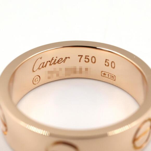 Cartier Love Ring, 18K Pink Gold, Women's, B4084800 - Picture 3 of 7